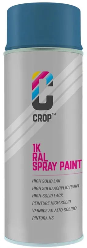 Populair CROP RAL 5007 Hoogglans Briljantblauw spuitbus 400ml